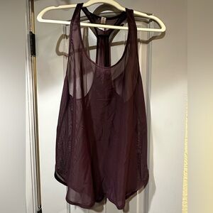 Lululemon Athletica Sheer Tank Top